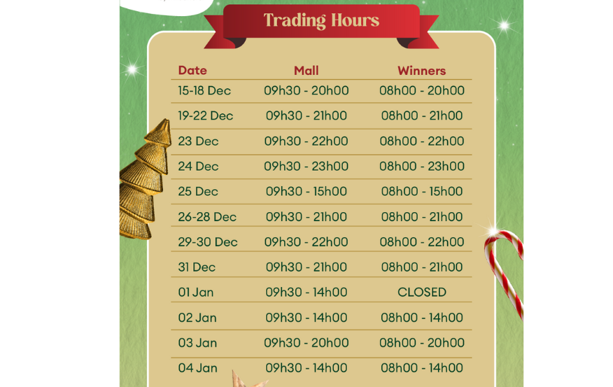 End Of Year Extended Trading Hours