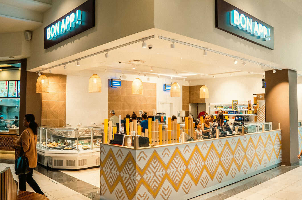 Bon app in the foodcourt